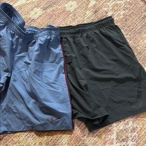 Nike Men's Dual Pack Shorts unlined - Black and Blue size XL